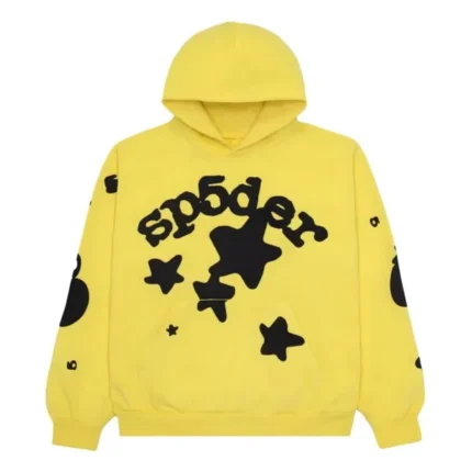 Gold Sp5der Beluga Hoodie