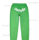 White Printed Tracksuit – Green