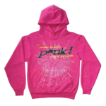 Black Printed Tracksuit – Pink