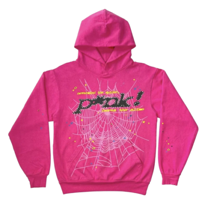 Black Printed Tracksuit – Pink